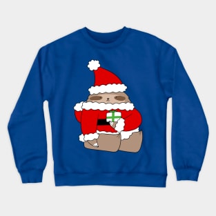 Santa Sloth Crewneck Sweatshirt